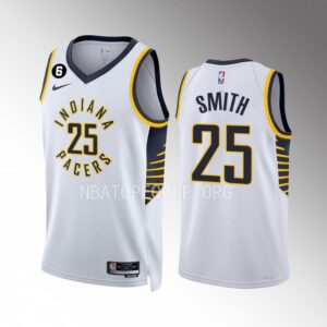 Jalen Smith Indiana Pacers White Association Edition 2022-23 Unisex Jersey Swingman