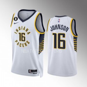 James Johnson Indiana Pacers White Association Edition 2022-23 Unisex Jersey Swingman