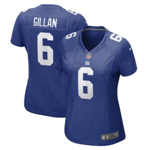 Jamie Gillan New York Giants Women Game Player Jersey - Royal