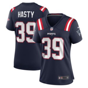 Jamycal Hasty New England Patriots Women Team Game Jersey - Navy