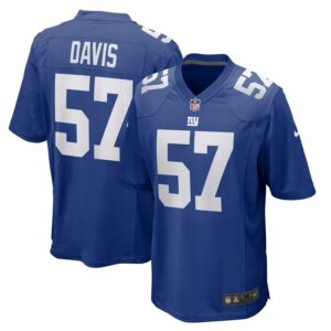 Jarrad Davis New York Giants Team Game Jersey - Royal