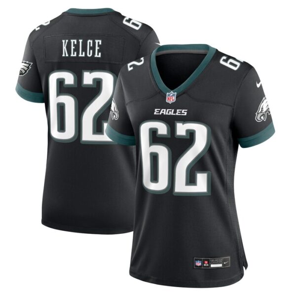 Jason Kelce Philadelphia Eagles Alternate Game Jersey - Black