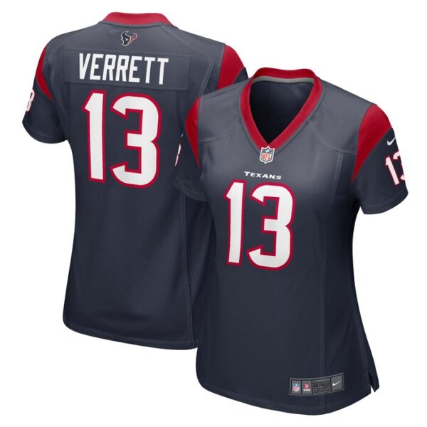 Jason Verrett Houston Texans Women Game Jersey - Navy