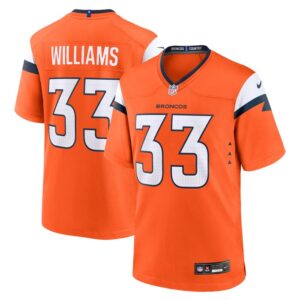 Javonte Williams Denver Broncos Mile High Collection Game Jersey - Orange