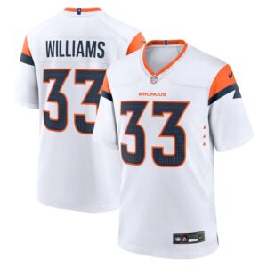 Javonte Williams Denver Broncos Mile High Collection Game Jersey - White