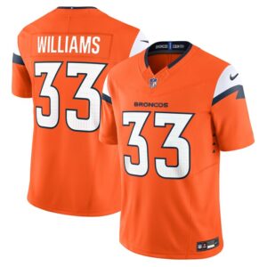 Javonte Williams Denver Broncos Mile High Collection Vapor F.U.S.E. Limited Jersey - Orange