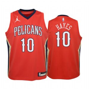 Jaxson Hayes New Orleans Pelicans Youth Red Statement Jersey Jumpman