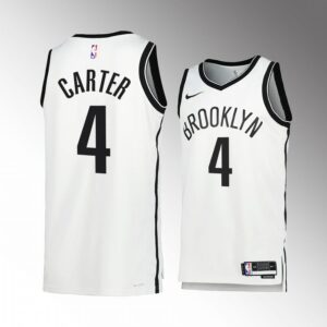 Jay-Z Shawn Carter Brooklyn Nets #4 White Jersey Association