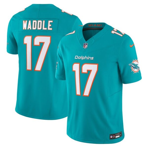 Jaylen Waddle Miami Dolphins Vapor F.U.S.E. Limited Jersey - Aqua