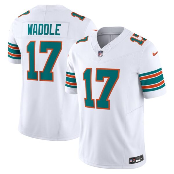 Jaylen Waddle Miami Dolphins Vapor F.U.S.E. Limited Jersey - White