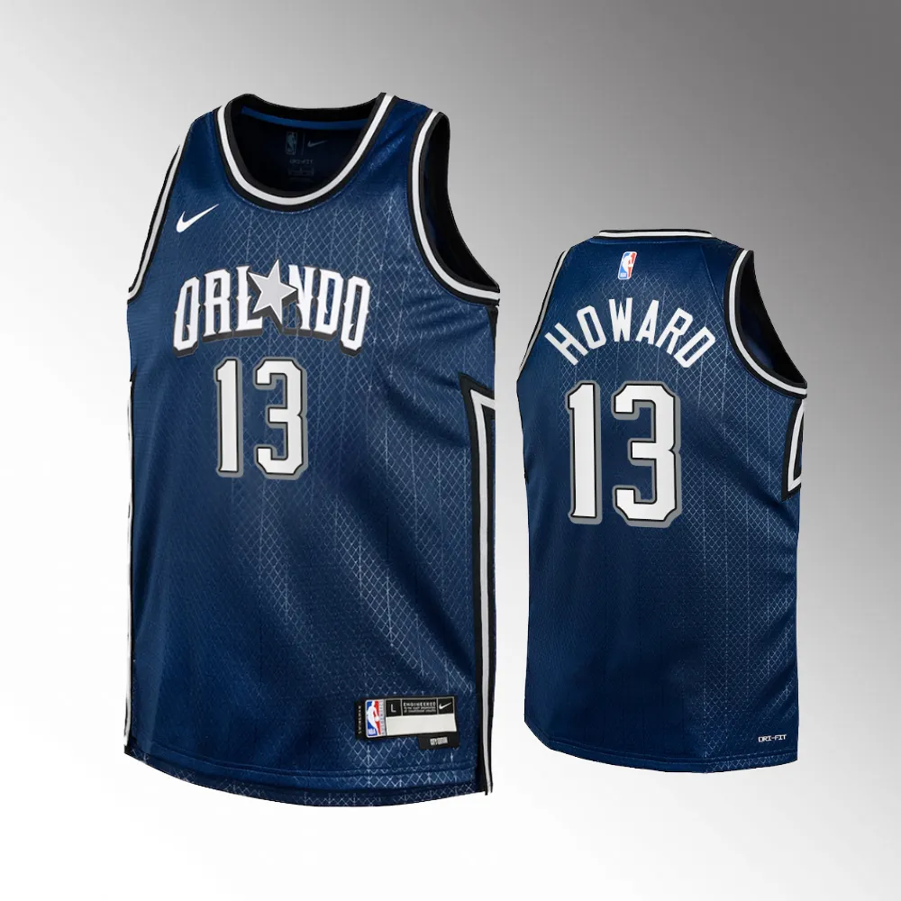 Jett Howard #13 Orlando Magic 2023-24 City Edition Navy Swingman Youth Jersey