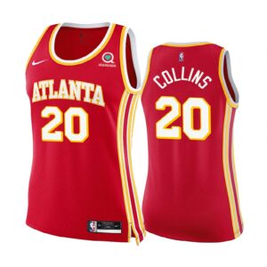 John Collins Atlanta Hawks Red Icon Edition Women 2020-21 Jersey