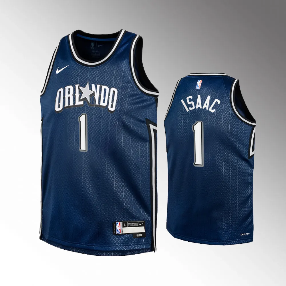 Jonathan Isaac #1 Orlando Magic 2023-24 City Edition Navy Swingman Youth Jersey