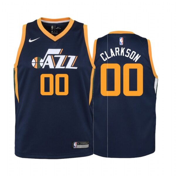 Jordan Clarkson Utah Jazz Youth Purple Icon Jersey Jumpman