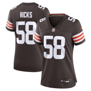 Jordan Hicks Cleveland Browns Women Game Jersey - Brown