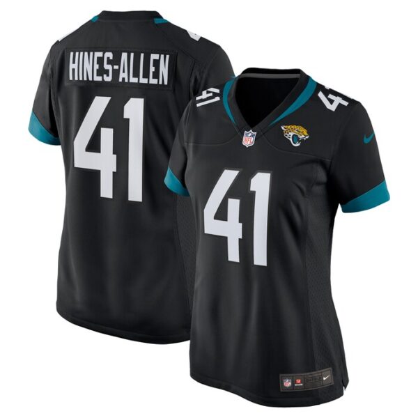 Josh Hines-Allen Jacksonville Jaguars Women Alternate Player Game Jersey - Black