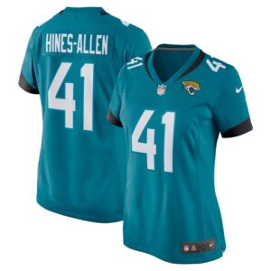 Josh Hines-Allen Jacksonville Jaguars Women Player Game Jersey - Teal