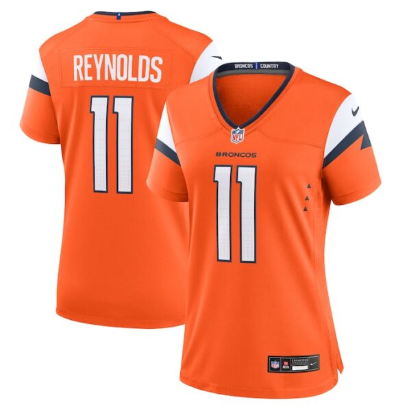 Josh Reynolds Denver Broncos Women Game Jersey - Orange