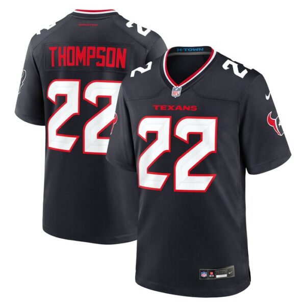 Josh Thompson Houston Texans Team Game Jersey - Navy