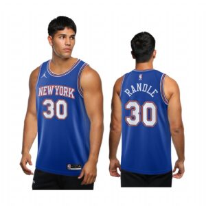 Julius Randle New York Knicks Blue Statement 2020-21 Jersey