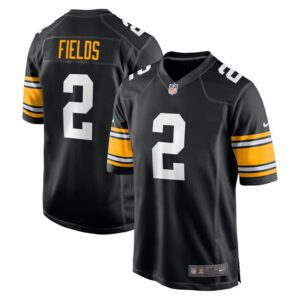 Justin Fields Pittsburgh Steelers Alternate Game Jersey - Black