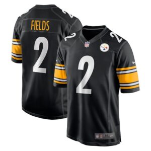 Justin Fields Pittsburgh Steelers Game Player Jersey - Black