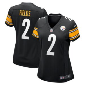 Justin Fields Pittsburgh Steelers Women Game Player Jersey - Black