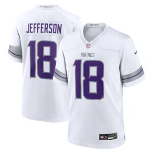 Justin Jefferson Minnesota Vikings Youth Alternate Game Player Jersey - White