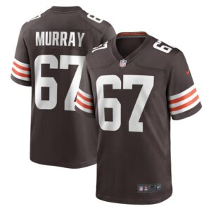 Justin Murray Cleveland Browns Team Game Jersey - Brown