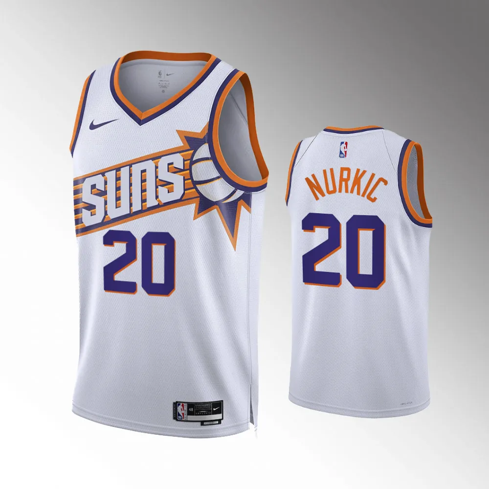 Jusuf Nurkic #20 Swingman Phoenix Suns 2023-24 Association Edition Jersey - White