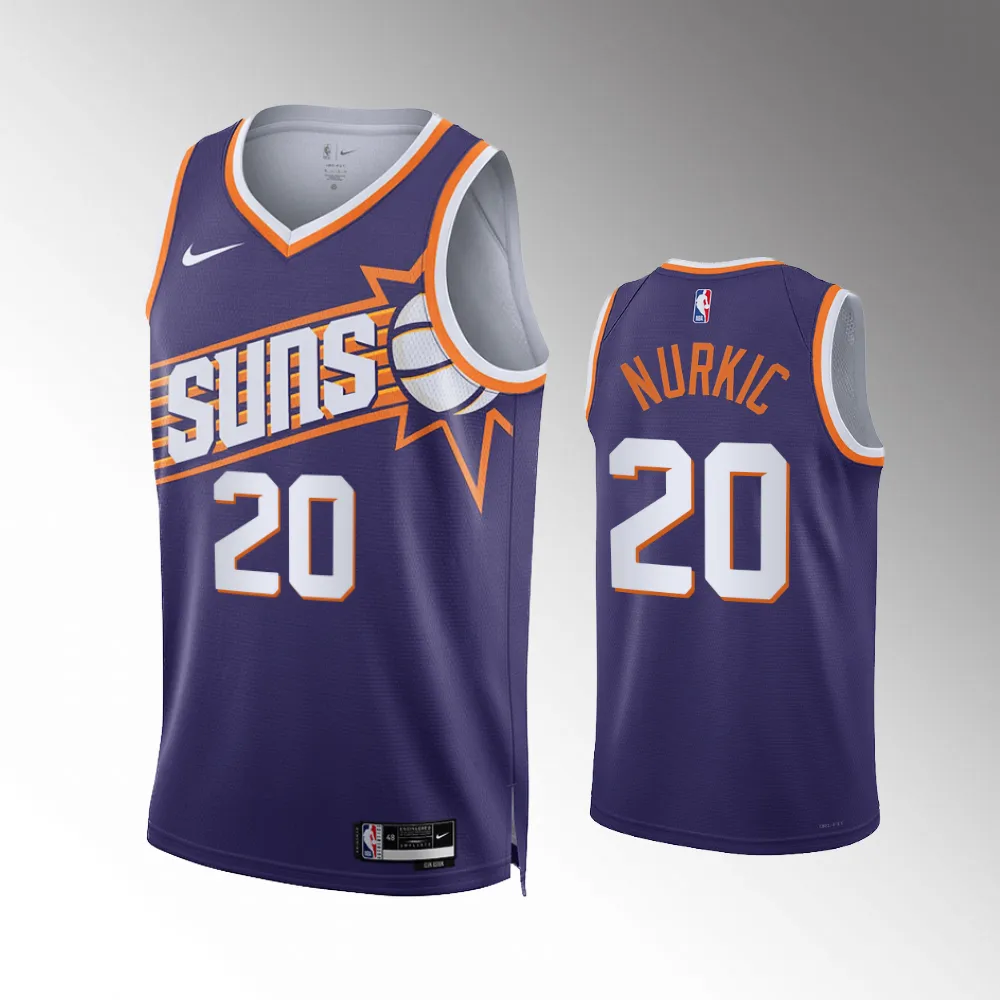 Jusuf Nurkic #20 Swingman Phoenix Suns 2023-24 Icon Edition Jersey - Purple