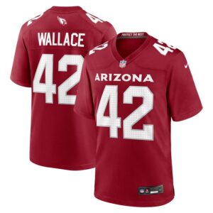 K'Von Wallace Arizona Cardinals Team Game Jersey - Cardinal