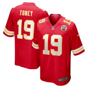 Kadarius Toney Kansas City Chiefs Game Player Jersey - Red