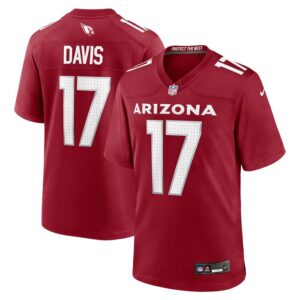 Kaden Davis Arizona Cardinals Team Game Jersey - Cardinal