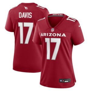 Kaden Davis Arizona Cardinals Women Team Game Jersey - Cardinal