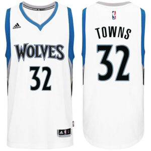 Karl-Anthony Towns Minnesota Timberwolves #32 New Swingman Home White Jersey