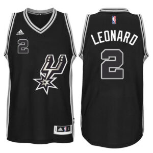 Kawhi Leonard San Antonio Spurs #2 2015-16 New Swingman Black Signature Spur Jersey