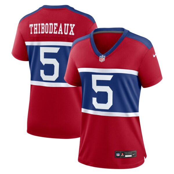 Kayvon Thibodeaux New York Giants Women Alternate Player Game Jersey - Century Red