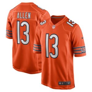 Keenan Allen Chicago Bears Alternate Game Jersey - Orange