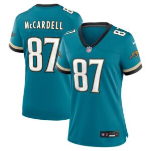 Keenan McCardell Jacksonville Jaguars Women Prowler Throwback Retired Player Game Jersey - Teal