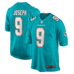 Kelvin Joseph Miami Dolphins Team Game Jersey - Aqua