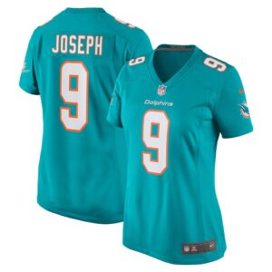 Kelvin Joseph Miami Dolphins Women Team Game Jersey - Aqua