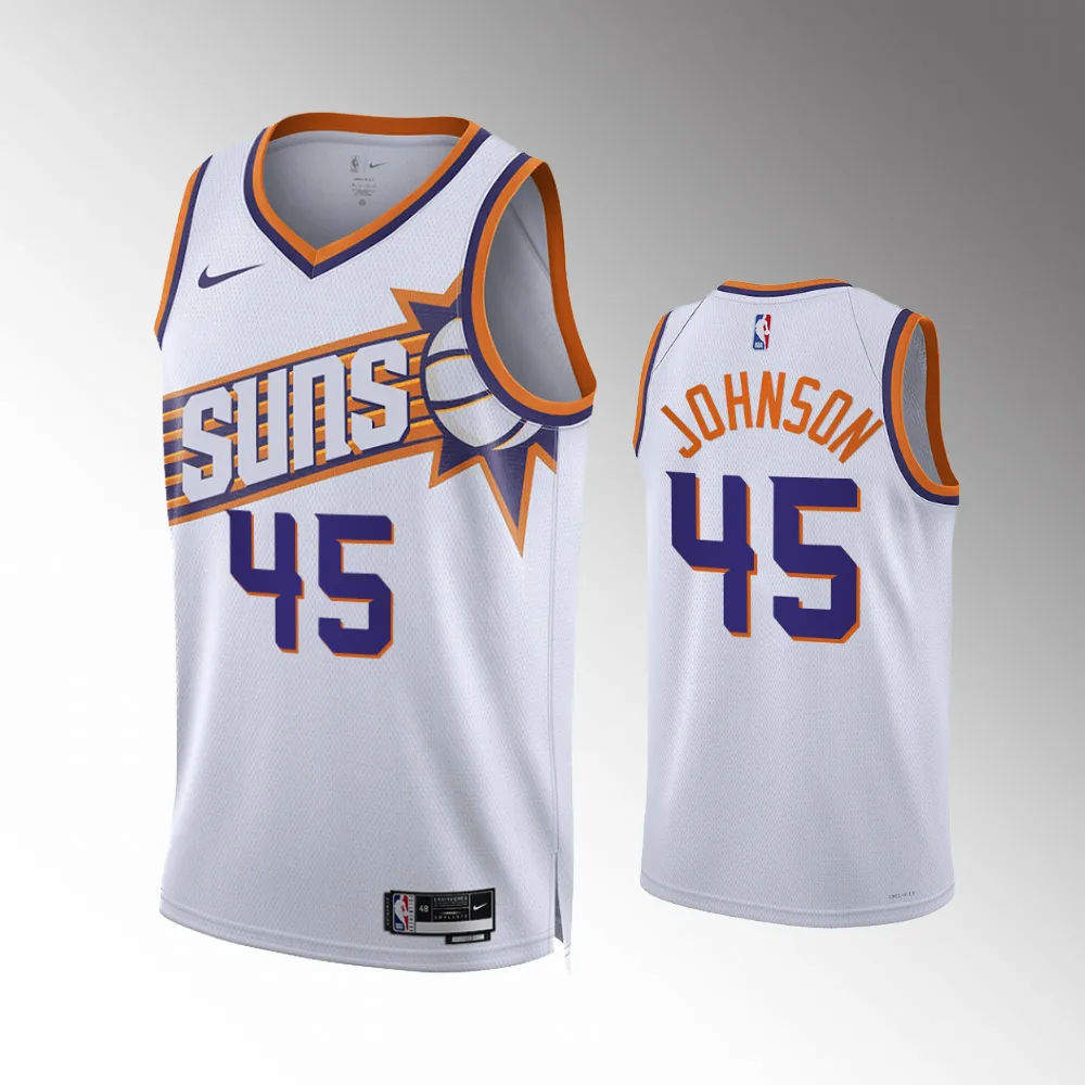 Keon Johnson #45 Swingman Phoenix Suns 2023-24 Association Edition Jersey - White