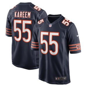 Khalid Kareem Chicago Bears Team Game Jersey - Navy