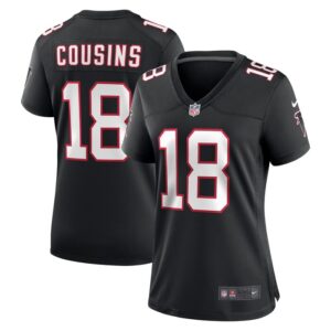 Kirk Cousins Atlanta Falcons Women Alternate Game Jersey - Black