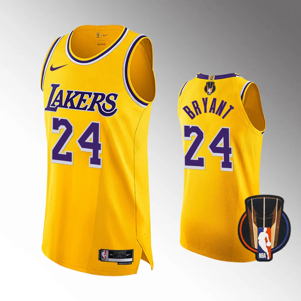 Kobe Bryant #24 Icon Los Angeles Lakers 2023 NBA In-Season Tournament Championship Jersey - Gold