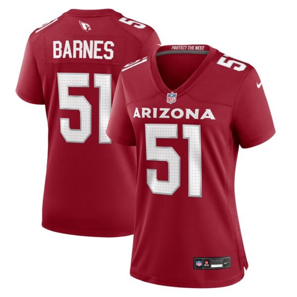 Krys Barnes Arizona Cardinals Women Team Game Jersey - Cardinal