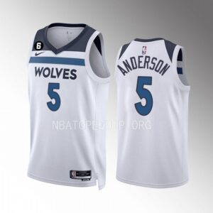 Kyle Anderson Minnesota Timberwolves 2022-23 Association Edition White #5 Jersey Swingman