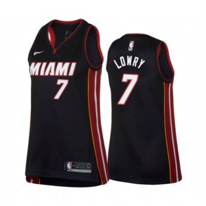 Kyle Lowry Miami Heat Black Icon Edition 2021-22 Women Jersey