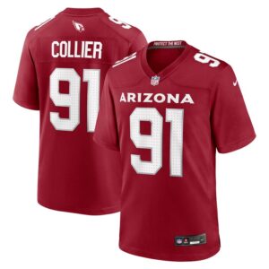 L.J. Collier Arizona Cardinals Game Player Jersey - Cardinal